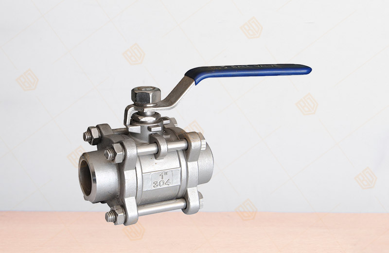 Three-piece Welded Stainless Steel Ball Valve