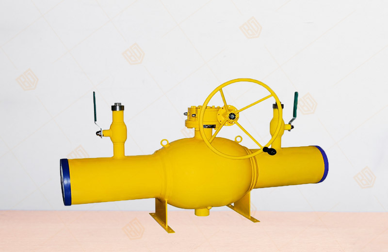 Double Discharge Welded Ball Valve