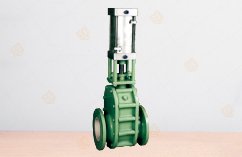 Pneumatic Ceramic Double Gate Valve