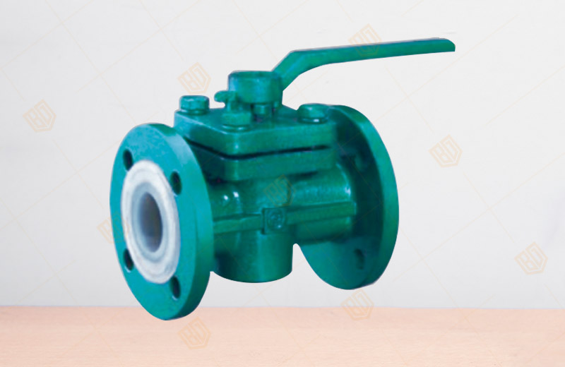 Fluorine Lined Plug Valve