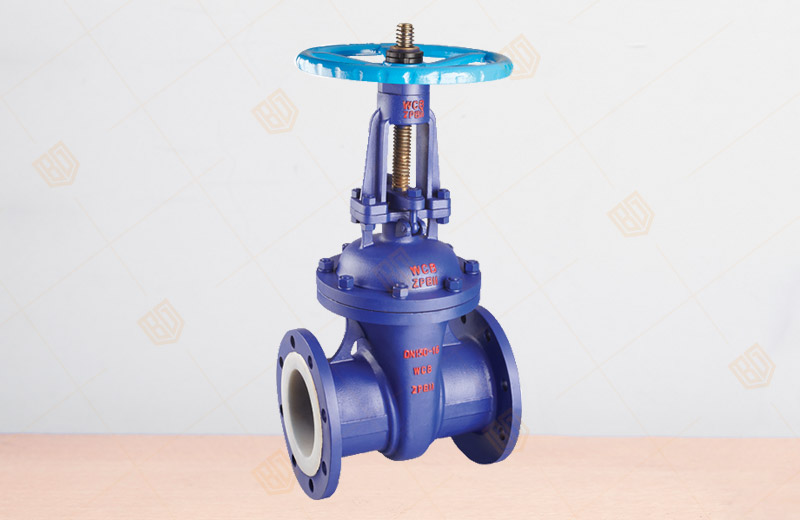 Fluorine Lined Gate Valve