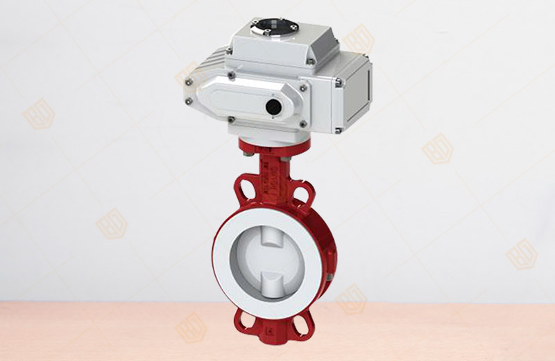 Electric Wafer Fluorine Butterfly Valve